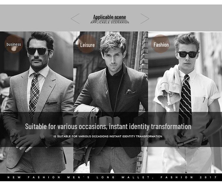 Men's Ultra-Thin Canvas & Leather Short Wallet with Card Holder