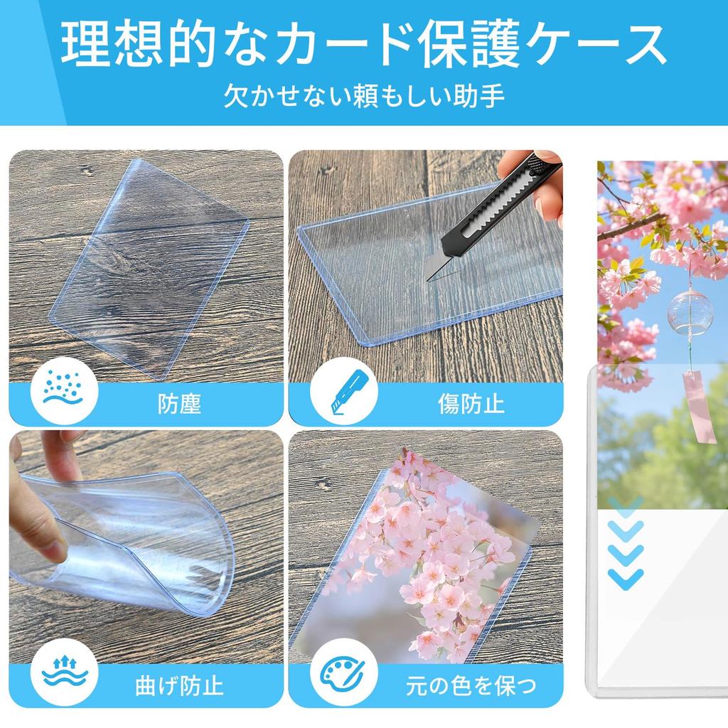 Card Loader Clear PVC Protective Cover for Trading Hard Transparent 30-Piece Case, Side-Opening Cards, Scratch-Resistant, Durable, Material,