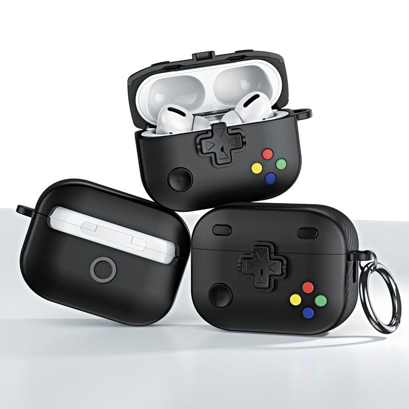 Cartoon 3D Gamepad Earphone Case For AirPods 4 Gen Pro 3 Bluetooth Headset Cover For AirPods Pro 4 3 2 Wireless Earphone Charging Box