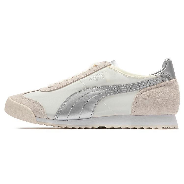 PUMA Roma OG Nylon Metallic Whisper White Silver Men s 390635-01 EU 44