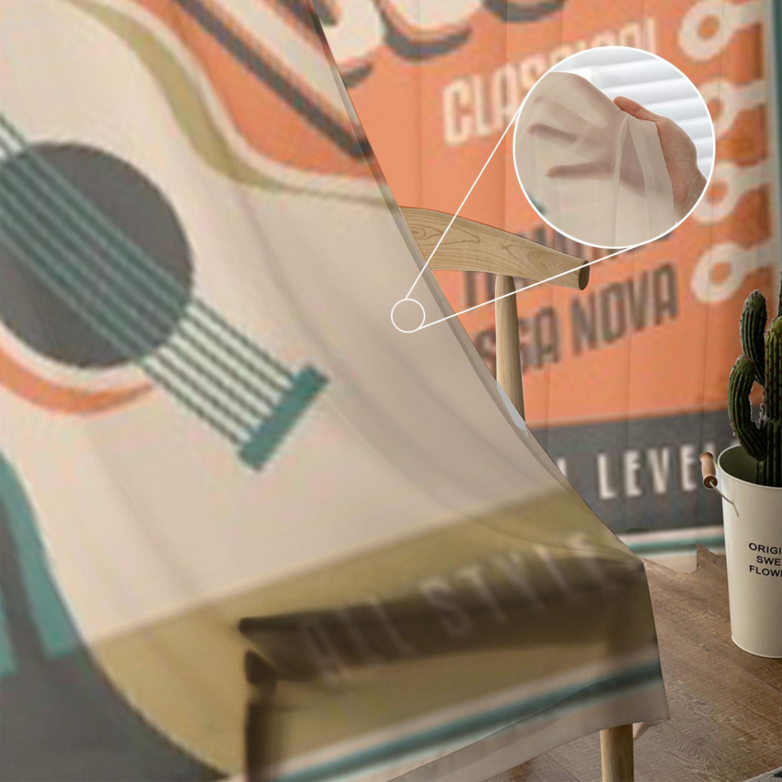 Винтажный дизайн плаката для уроков игры на гитаре — фото 4