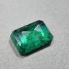 Certified Natural Zambian Green Emerald 9.50 Ct Emerald Cut Loose Gemstone