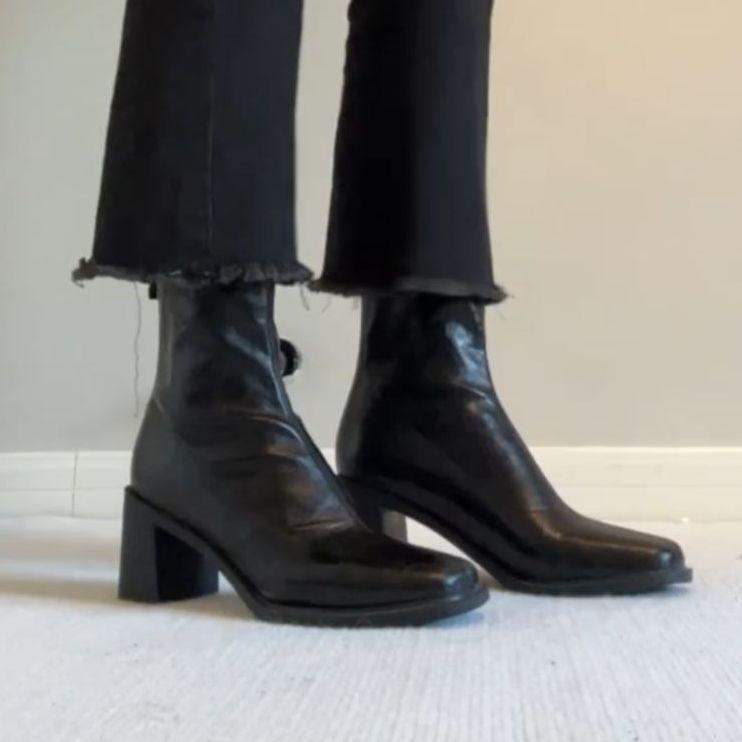 Retro Silent Thick Heel Elastic Temperament Thin Boots Women's 2025 Autumn and Winter New Small Soft Sole High Heel Short Boots