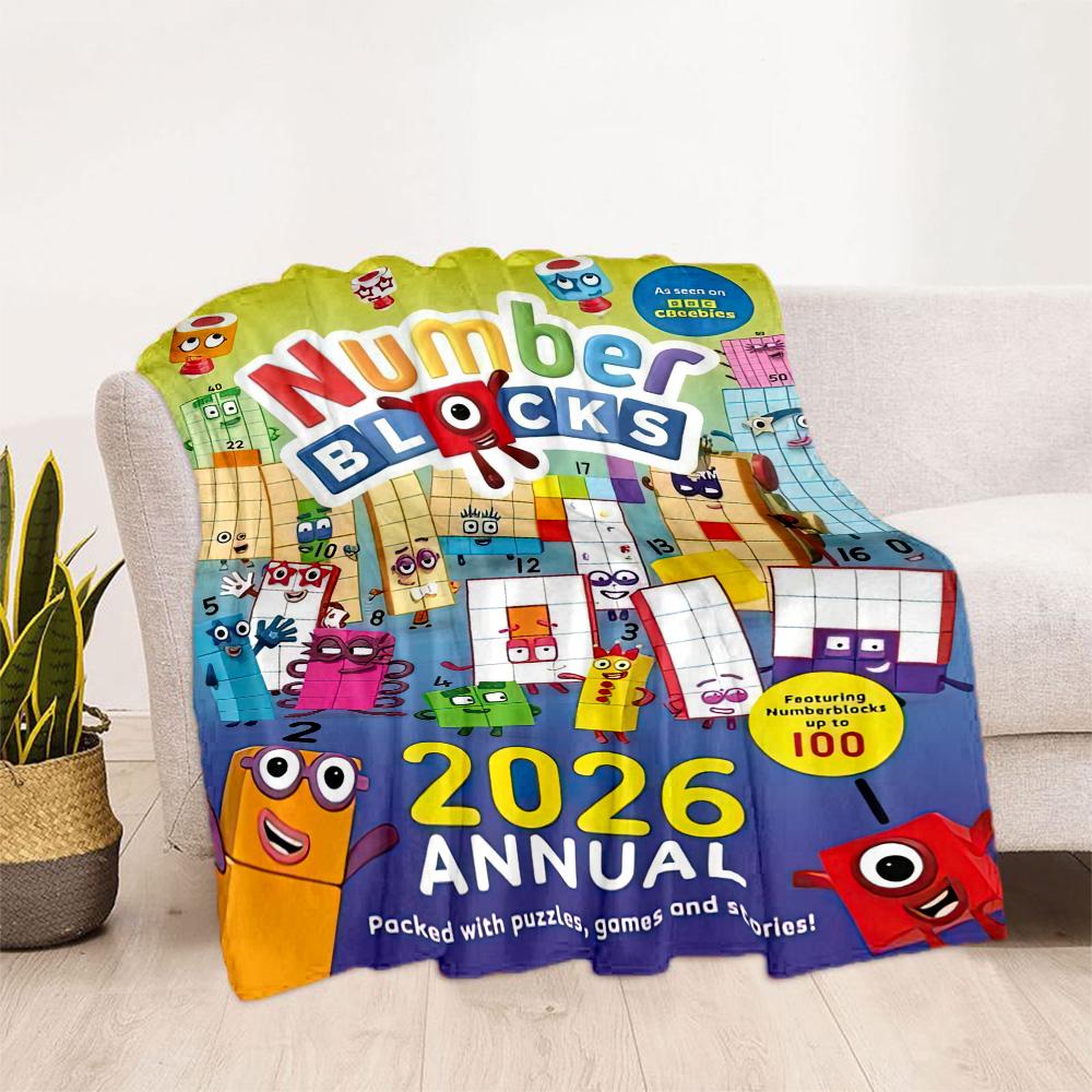 Numberblocks Blanket Soft & Cozy Perfect for Bed Office Chair Office for All Occasions Warmthful Decor Suitable for Gifting Relatives and Friends