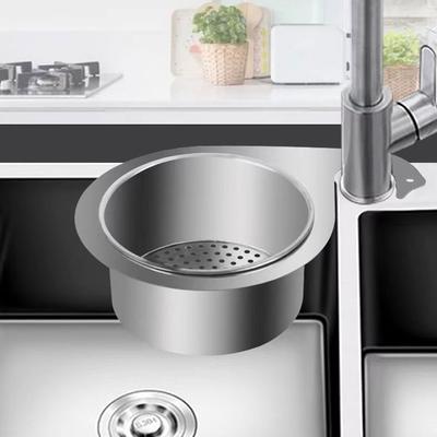 Durable Stainless Steel Swan Faucet Hanging Filter Basket Kitchen Sink Drain Strainer for Efficient Waste Collection