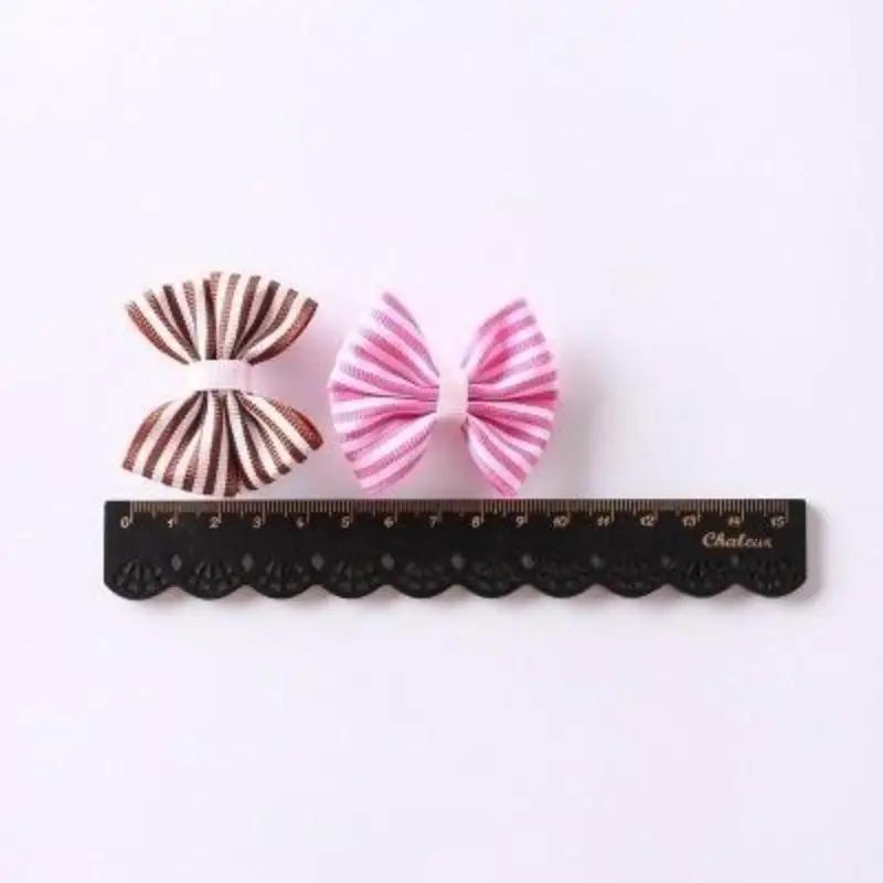 10pcs/lot Popular Children Hair Clip Hair Accessories Headwear Baby Ribbon Bow Cute Girls Hairpins