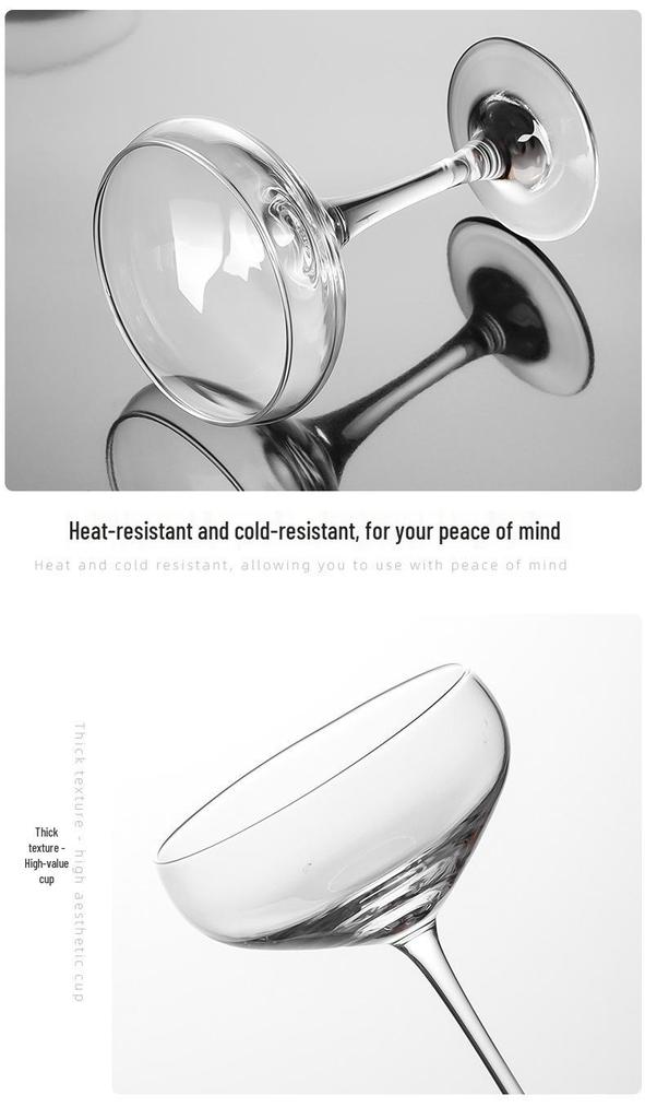 Elegant Wedding Champagne Tower Glasses Set - High Stem, Round Bottom, Wide Mouth for Banquets & Cocktail Tastings