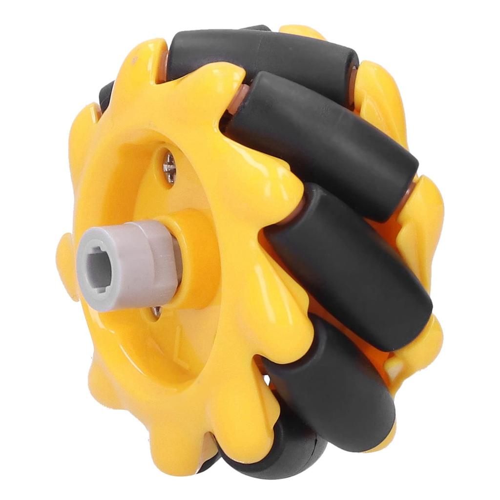 Mecanum Wheels DIY Toy, 48mm Mecanum Wheels Omnidirectional Parts for Smart Robot Car (Pair of 2)