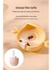 Portable Anti-Spill Baby Elephant Snack Bowl - Silicone Food Storage & Fruit Cup.
