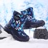 Autumn/Winter High-Top Kids Winter Snow Boots Cotton Shoes Fluffy Wolf Teeth Non-slip Warm Girls Snow High Top Sports Shoes