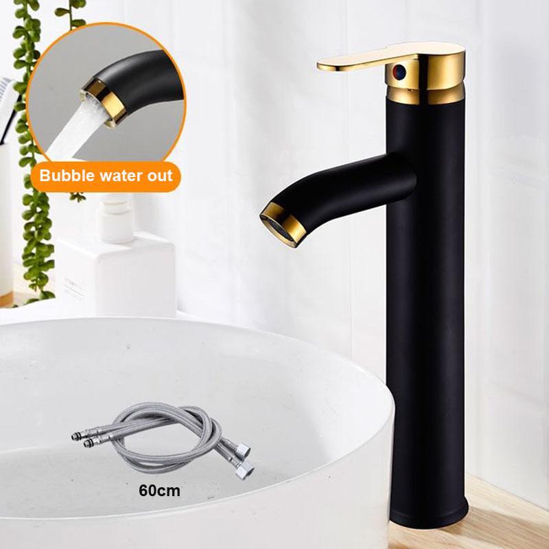 Basin Faucet Stainless Steel Bathroom Faucet Mixer Tap Hot Cold Water Basin Sink Tap Bathroom Faucet Tap