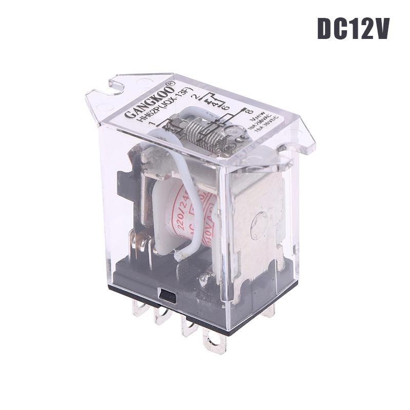 Jqx-13F Hh62P Silnoproudové Relé Cívka Všeobecné Dpdt Mikro Mini Elektromagnetický Reléový Spínač Se Zásuvkovým Základem Ac220V Dc12V24V