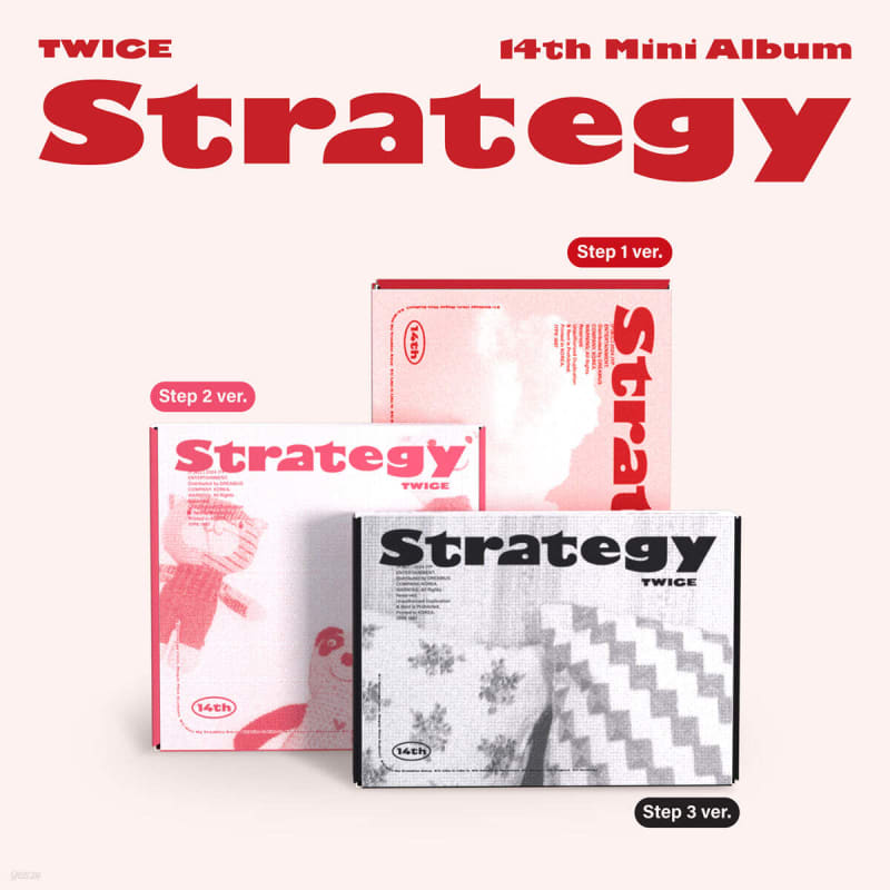 

TWICE - 14th Mini Album: STRATEGY [3-piece SET]