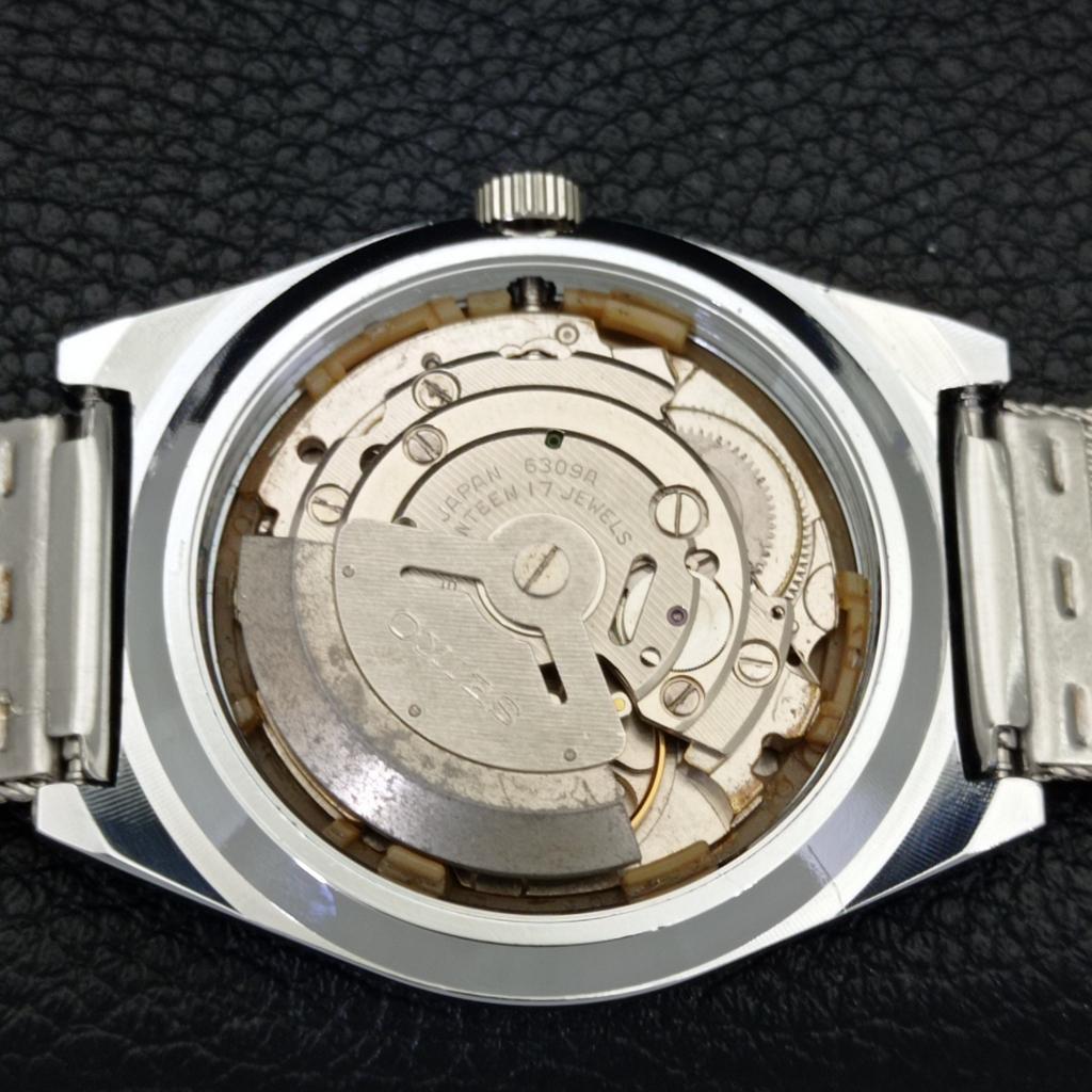 AUTOMATIC VINTAGE SEIKO 5 REFURBISHED JAPAN MENS BLUE COLOR DIAL WATCH A440668-4 Sk-a440668