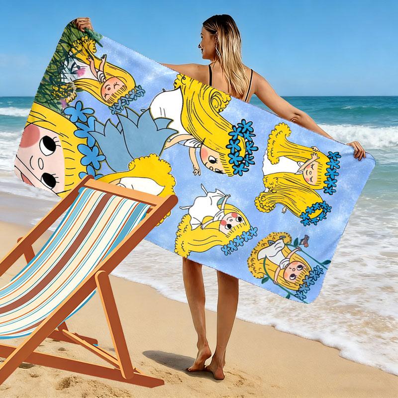 Amálka Beach Towel, Large Soft Quick Dry Towel for Beach Camping Swimming