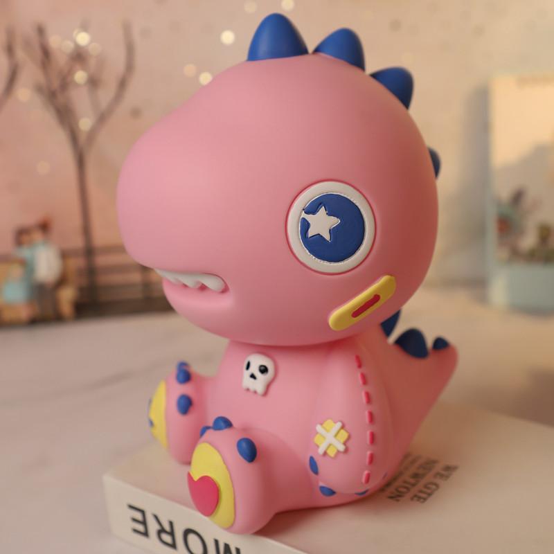 The Year of the Loong Piggy Bank, Plastic Lined, Shatterproof, Reusable, Cartoon Piggy Bank, Tabletop Decoration, Doll Gift