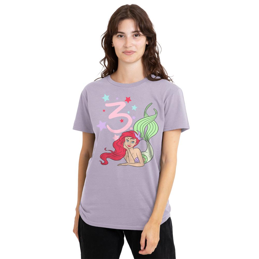 The Little Mermaid Womens/Ladies Ariel 3rd Birthday T-Shirt