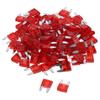 100Pcs 0.43*0.35inch 10A Automotive Blade Fuses Automotive Replacement Fuses  Construction Vehicles