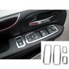 Window Lift Switch Button Cover Trim Frame For Jeep Grand Cherokee 2011+ Chrome