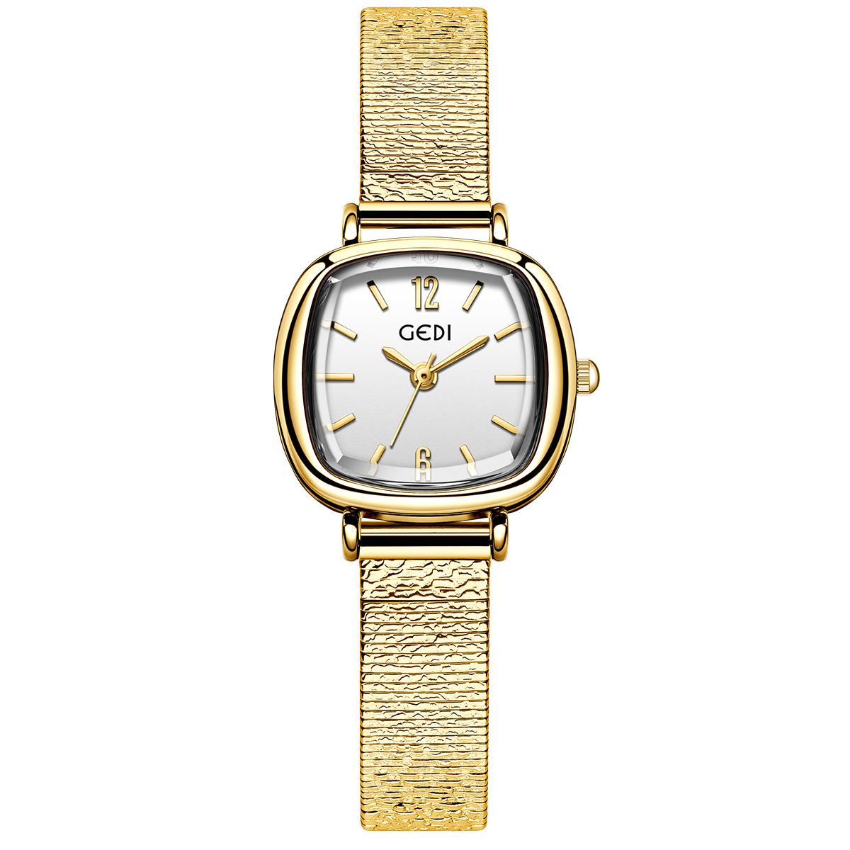Exquisite And Compact Middle School Student Watch, Niche High-Value Waterproof Stainless Steel With Quartz Women S Watch