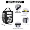 Anime Gintoki Sakata  Insulated Lunch Bags Leakproof Gintama Lunch Container Cooler Bag Tote Lunch Box Work  Outdoor Food Bag
