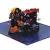 Vampires Theme 3D Standing Halloween Greeting Card Invitation Card For Eerie Celebration And Home Decoration