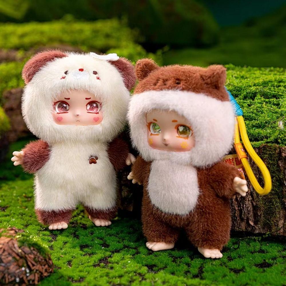 Anime Figur Vinylpuppe Plüsch Schlüsselanhänger Schal Tier Actionfigur Plüschtier Schlüsselanhänger Weihnachtsgeschenk