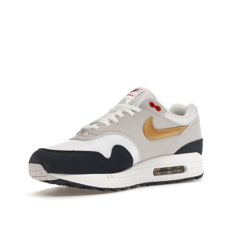 Nike Air Max 1 Olympic Herren Sneaker Blau Obsidian Weiß HM9604-400