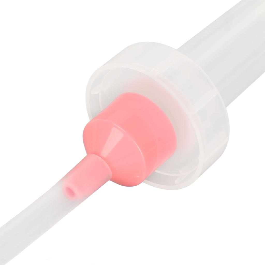 Vaginal Douche Cleaner Reusable Manual Pressure Clean Female Vaginal Cleaner for Daily Care 350ml Pink