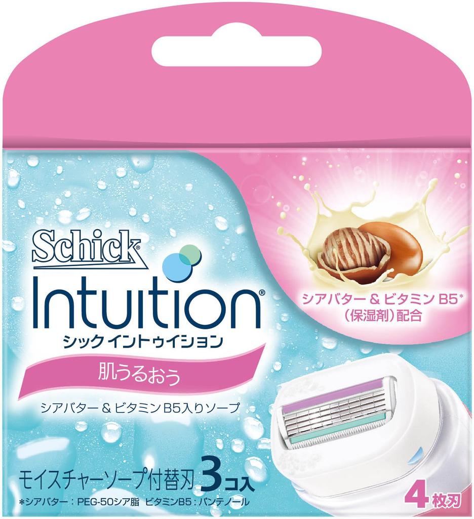 Schick Intuition Replacement Blade Razor Skin Moisturizing Women's (3 Pieces)