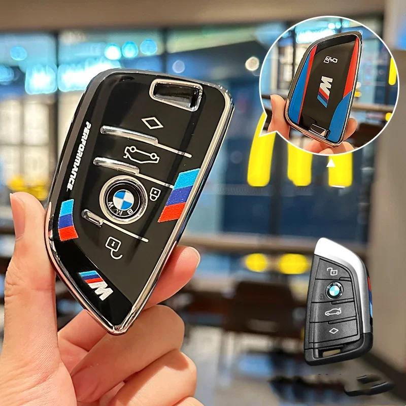 Car Sticker Hot 2025 Car Remote Key Case Cover Shell For BMW 1 2 3 5 7 Series X1 F48 X3 G20 X4 X5 G05 X6 F16 M40i M440i G02 G31
