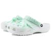 Crocs Classic Clog SDS Green Bubble Home Casual Clogs for Men and Women in White