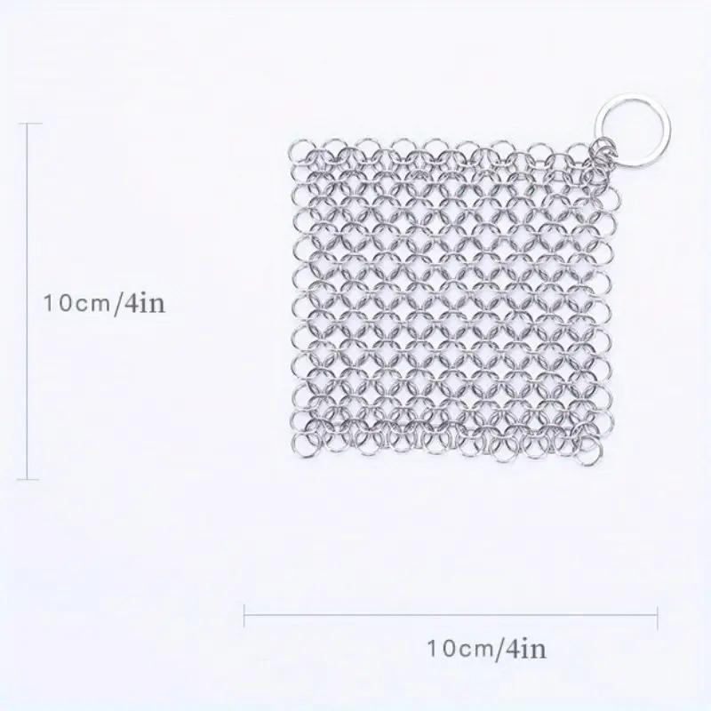 1PSC Kitchen Cleaning Supplies Pot Brush Artifact Stainless Steel Pot Brush Net Pot Washing Net Dishwashing Does Not Drop Wire Steel Ball