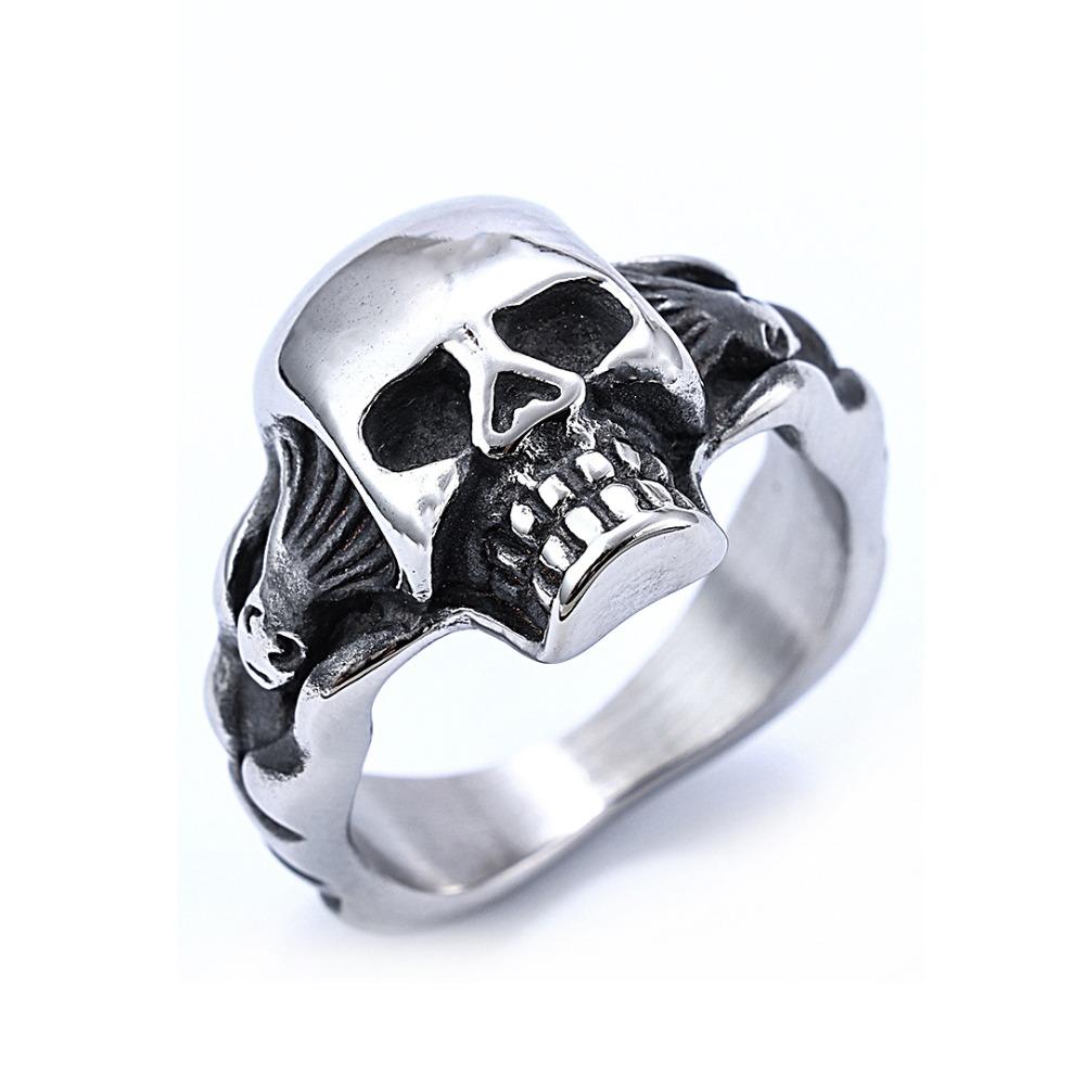 Multi-style Skull Rings, Retro Punk Men's and Women's Rings, Motorcycle Party Trendy Accessories