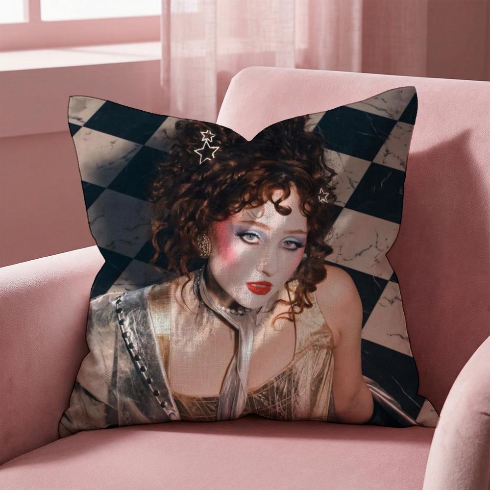 C-Chappell R-Roan Cushion Cover Multi-Scene Pillow Cover for Home & Car - Reversible, Soft & Durable for Daily Use