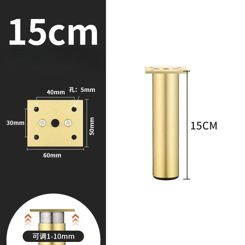 4Pcs Aluminum Furniture Legs Cabinet Foot DIY Thicken Adjustable 6-15CM TV Cabinet Support Leg bathroom Cabinet Feet