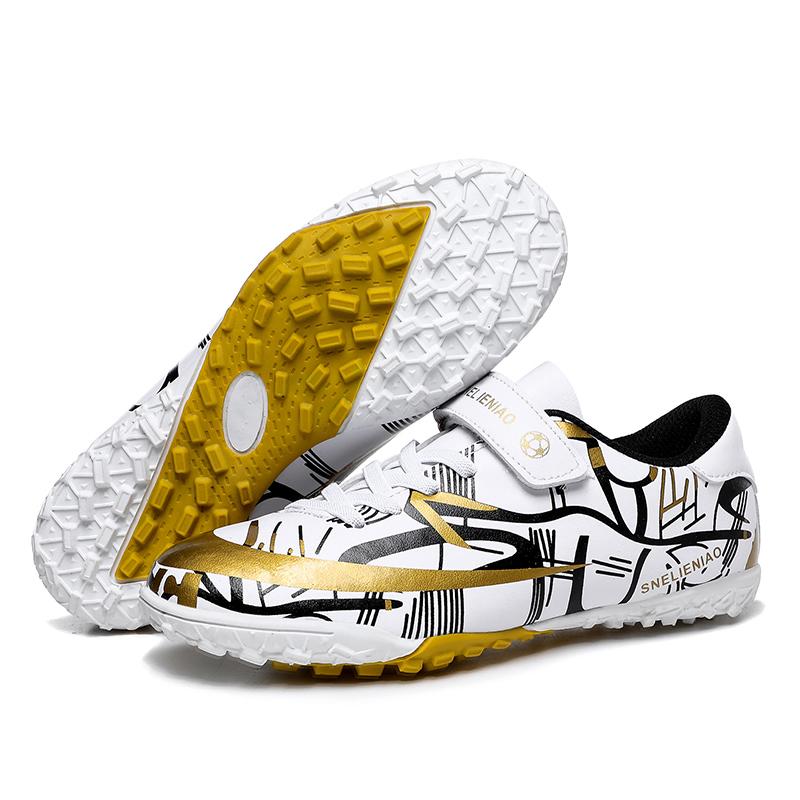 30-37 Cheap Kids Soccer Shoes Short Nails TF Long Nails Velcro AG Artificial Turf Training Youth Soccer Shoes
