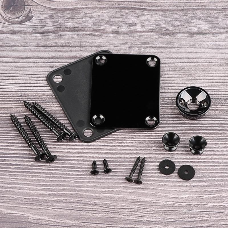 Professional Upgrade Set For Guitars Including Durable Reinforcement Plate And Strap Buttons