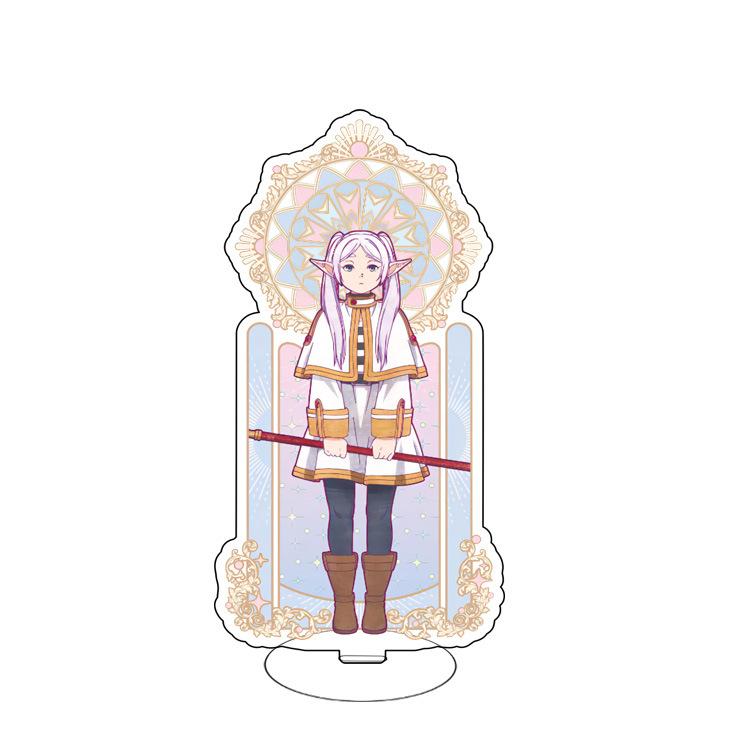 15cm Anime Frieren Beyond Journey's End Acrylic Stand Figure Cartoon Double Sided Desktop Standing Action Model Plate Toy