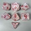 7Pcs/Set 7-Die Polyhedral Dice Acrylic Game Dice New DND Dice  For TRPG DND