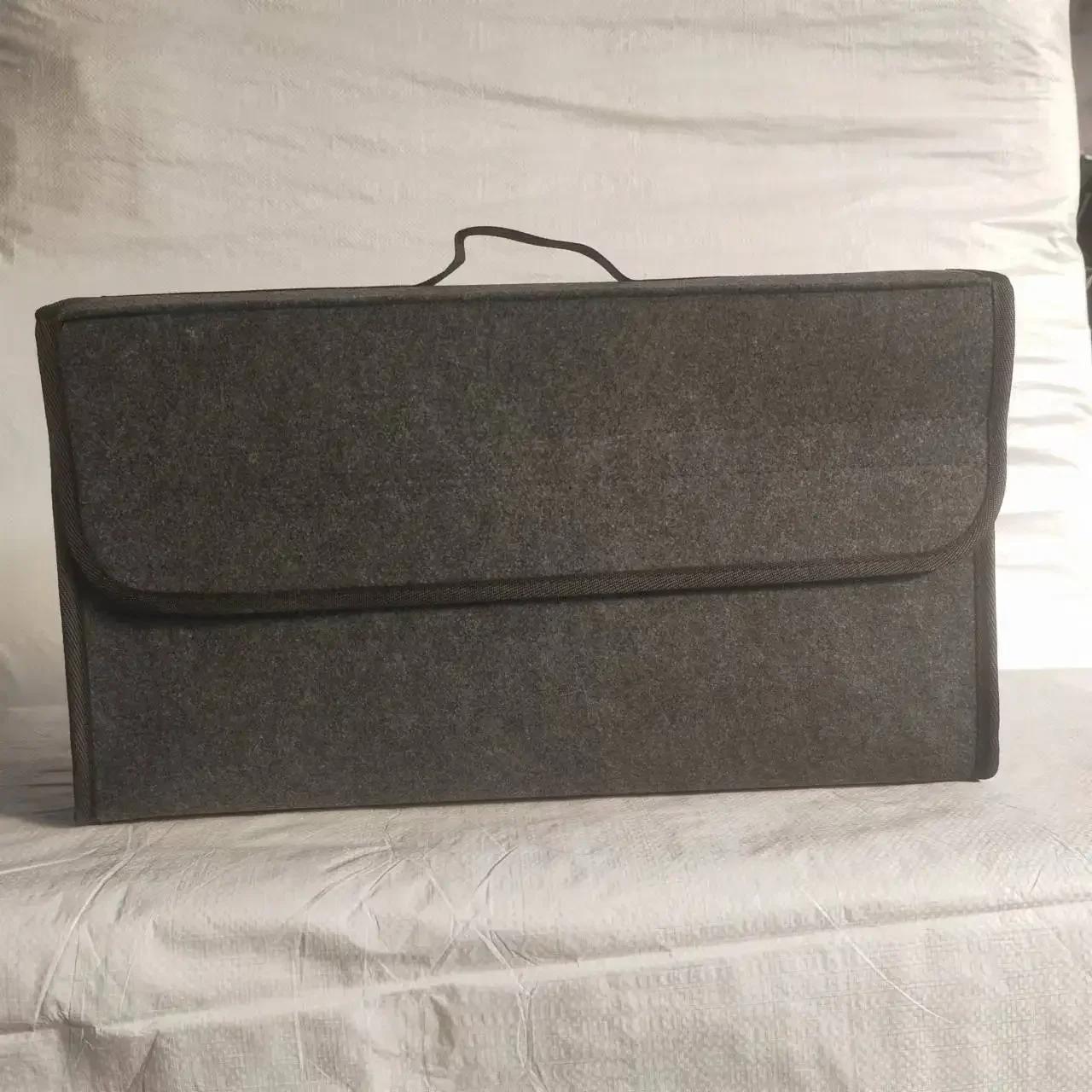 

Нескользящий органайзер для багажника, сумка для хранения инструментов, органайзер для багажника автомобиля, мягкий войлочный ящик для хранения, автомобильные аксессуары, новые