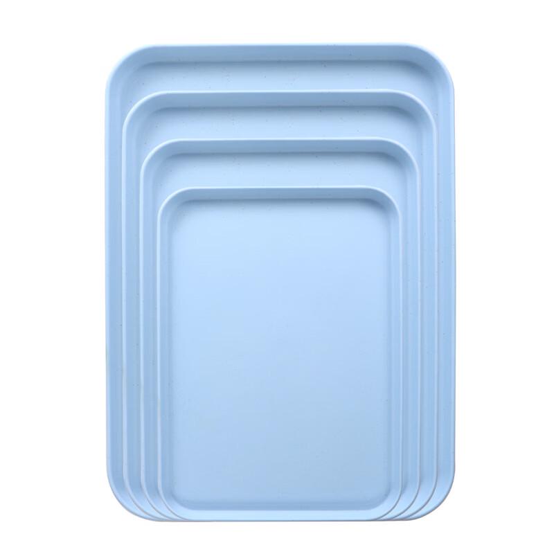 Wheat Straw Rectangular Serving Tray