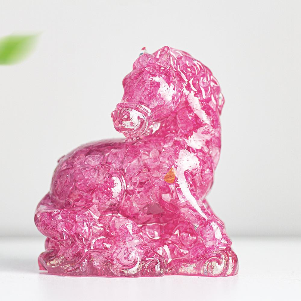 Natural Crystal Resin Figurine With Success Symbol For Home Decoration Gift