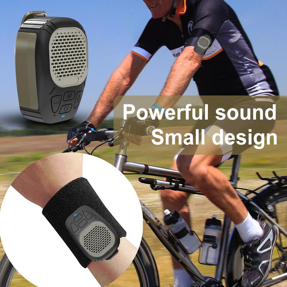 WS-1 Wearable Speaker Bluetooth 5.3 Waterproof Magnetic Clip-On Wireless for Hands-Free Music/Calls Support TF Card Playback