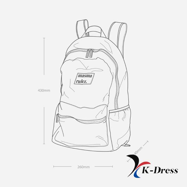 MASMARULEZ Daily Backpack Black
