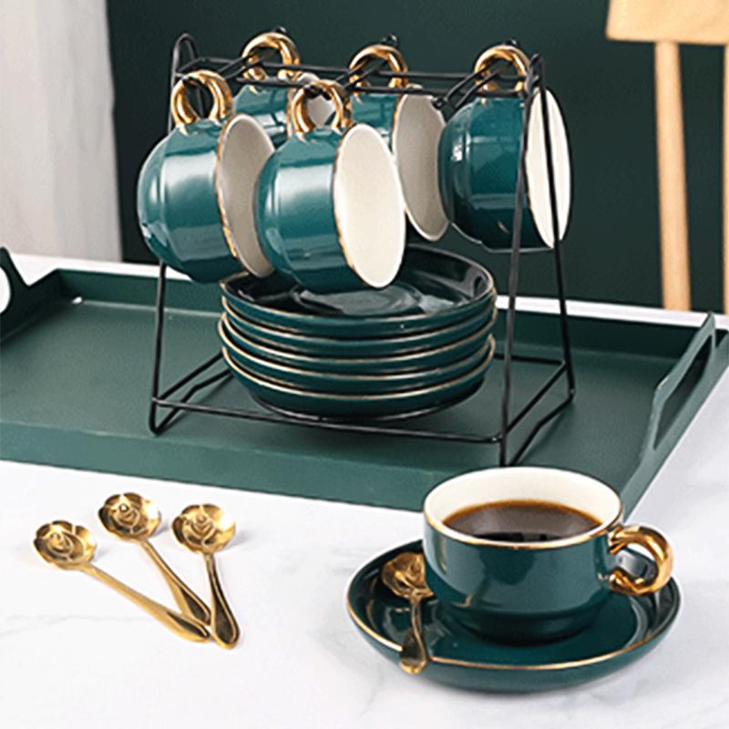 Eisenbecherhalter, Aufbewahrungs-Organizer, Küche, Kaffee-Set, Aufbewahrungsregal, multifunktionaler Haushaltsbedarf