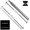 Retractable Stainless Steel Fire Blower Stick - Compact Camping Fire Starter Tool