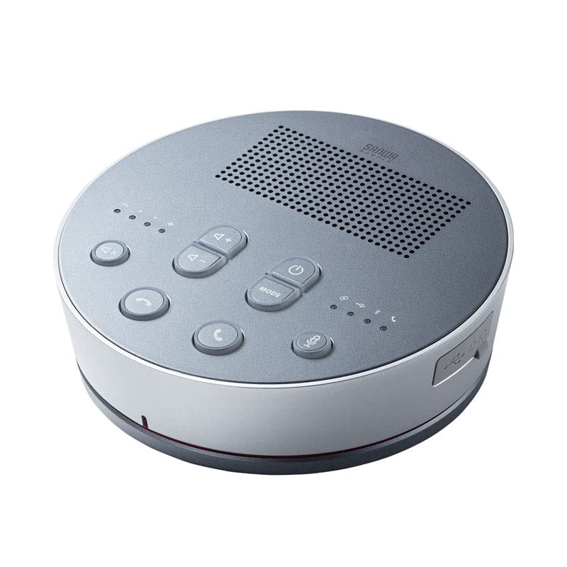 Sanwa Supply Bluetooth Conference Speakerphone (Speakerphone Only) MM-BTMSP3MC