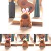 Cute Plush Capybara Keychain Soft Toy Adorable Doll Perfect For Bag Or Key Accessory