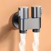 Automatic Water Stop Faucet Water Stop Valve Dual Control Toilet Triangle Valve  Laundry Room
